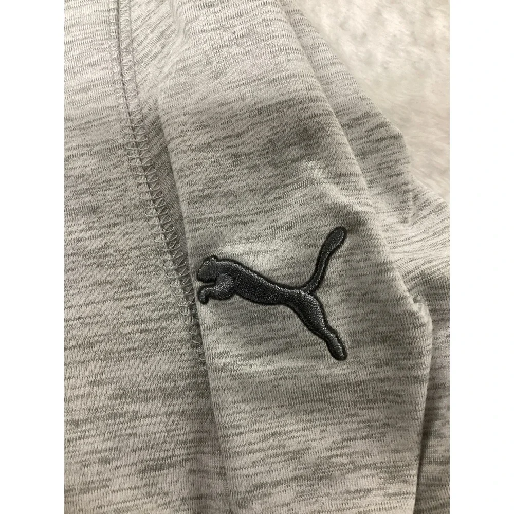 Puma Golf Cloudspun Crewneck Mens XL High Rise Heather Gray Sweater 531279 02